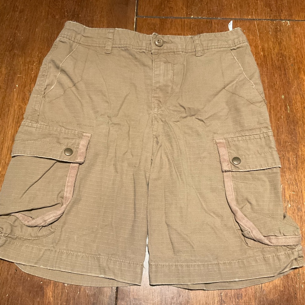Boy’s Ralph Lauren Tan khaki Cargo Shorts Sz 10